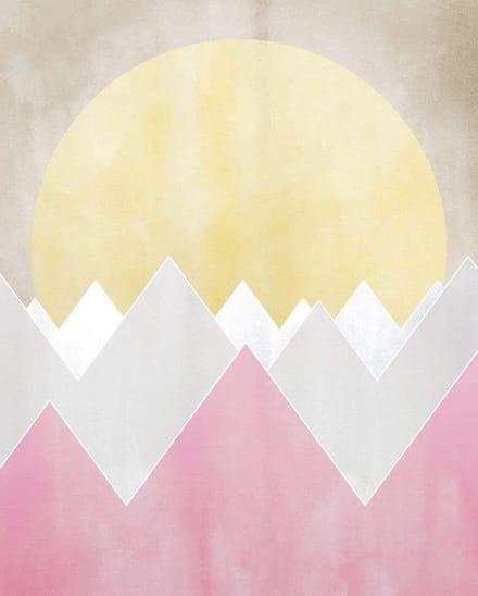 Fotobehang - Sunrise Spring 200x250cm - Vliesbehang