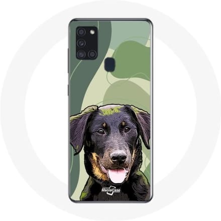 Coque - Samsung - Galaxy A21S - Noir - Beauceron - Protection Rigide noir