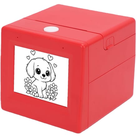 Slimme AI Spraak Printer Box met 2,8 Inch Display Inktloze Draagbare Sticker Maker Mini Thermische Printer voor Thuis School pink