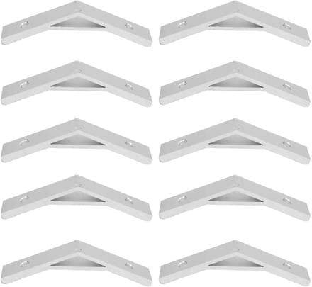 Hoeksteunen Beugel - Profiel Connector - Constructie Montage - 135 Graden Hoek - Aluminium Legering - Zilver