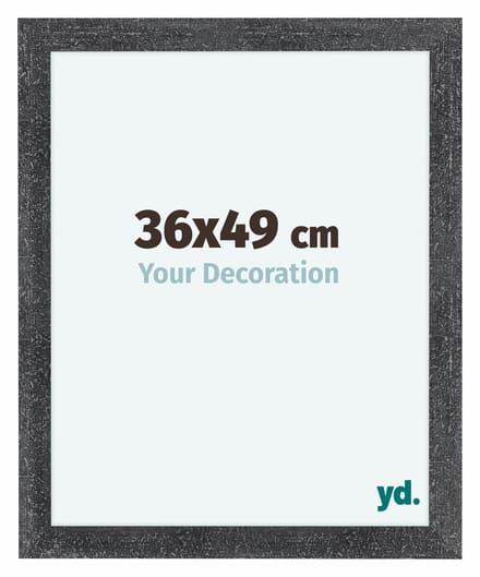 Your Decoration - Fotolijst 36x49 cm - MDF - Grijs Geveegd - Como
