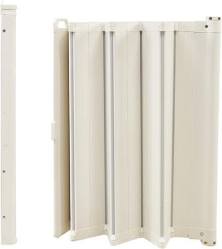 BabyDan Guard Me Traphekje - 55 - 92 cm - Schroefbevestiging - Harmonica - Creme Wit