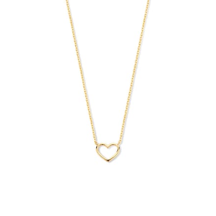 Collier Hart 0,8 Mm 40 - 42 - 44 Cm 14K Geelgoud