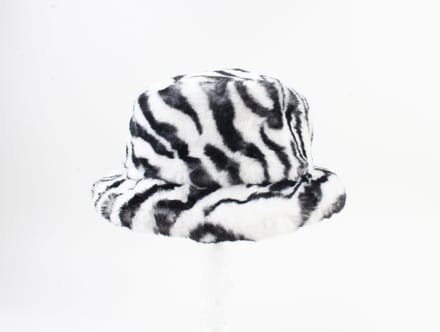 Damesmuts Merin – Zebraprint - Ø 30cm  – Zwart/wit maat S