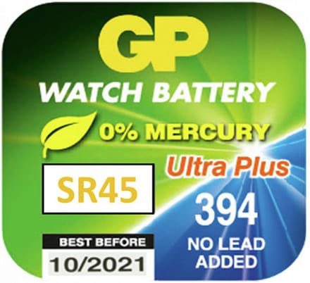 GP Batteries Silver Oxide Cell 394 Wegwerpbatterij SR45 Zilver-oxide (S)