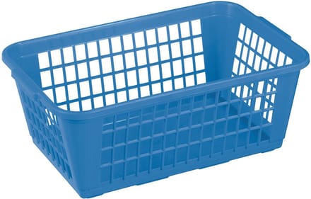 Sunware - Basic opbergmandje middel blauw - 30,9 x 20 x 11,8 cm