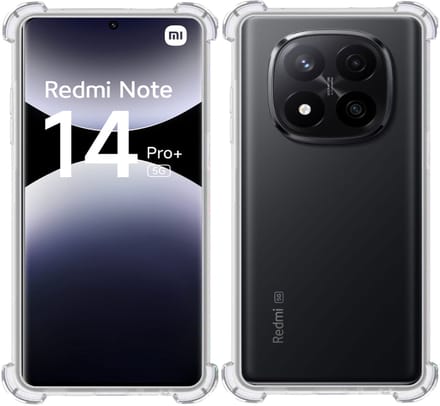 TechNow Hoesje geschikt voor Xiaomi Redmi Note 14 Pro / Pro+ – Extreme Shock Case – Case Transparant