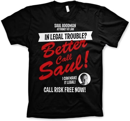 Breaking Bad Heren Tshirt -L- In Legal Trouble Zwart