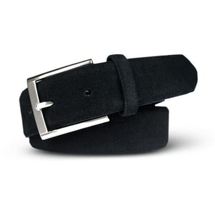 Meyer Riem Suède Uni Color Zwart / male