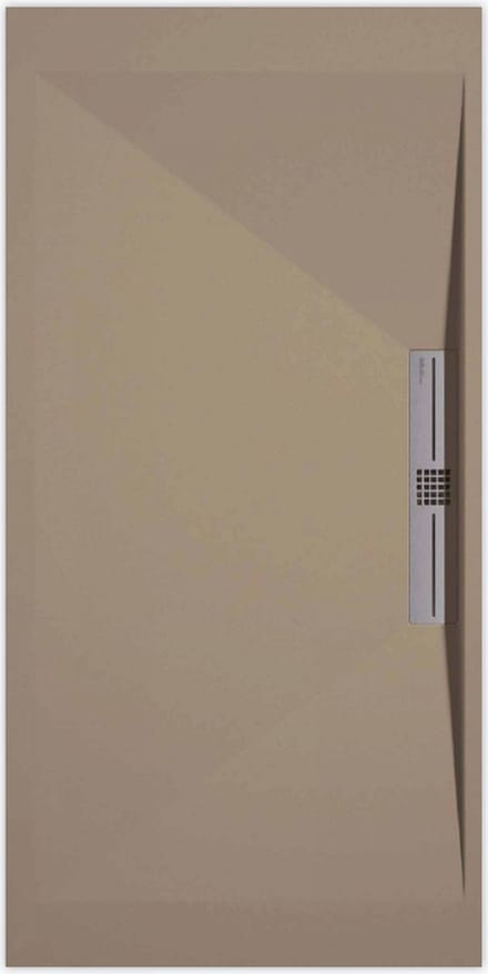 Sanifun douchebak Stone Side Moka Smooth 1000 x 700 S