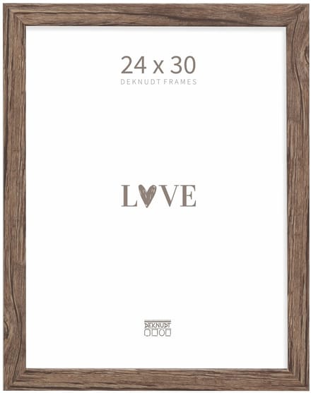 Deknudt Frames fotolijst S45RH3 - bruin - hout - 24x30 cm