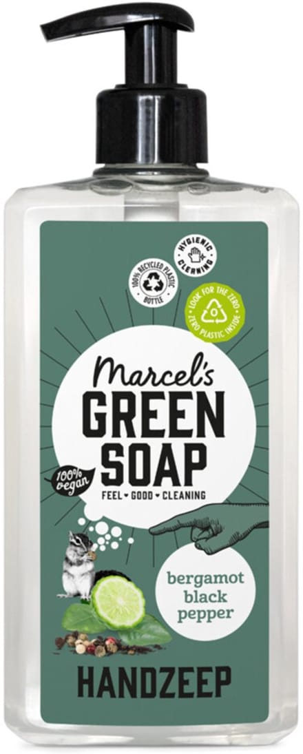 Marcel's Green Soap Handzeep Bergamot & Black Pepper - 500 ml
