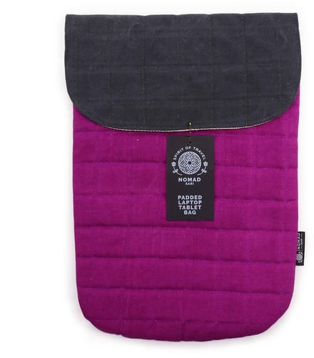 Laptop Padded Pouch - Purple Haze - 14oz Stonewash
