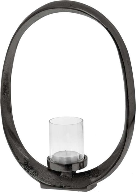 Riverdale - Kandelaar Lily - H44cm - zwart Zwart