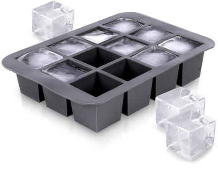 Moule à glaçons en silicone XXL 15,5 x 15,5 x 6 cm