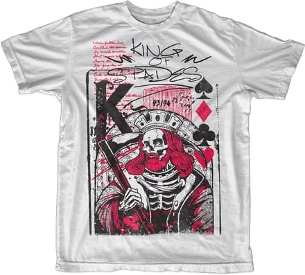 Hybris King Of Spades T-shirt White