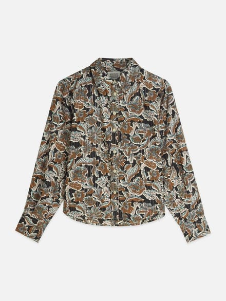 Scotch & Soda Printed Relaxed Fit Shirt