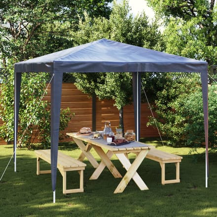 vidaXL - Partytent - 2,5x2,5 - m - blauw