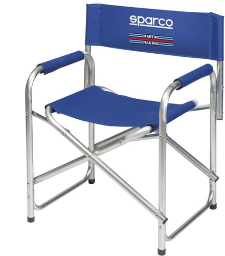 Folding Chair Sparco Martini Racing Blue