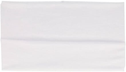 Haarsoires Haarband Stof 11cm - Basic - Wit - Comfortabel & Elastisch – Voor Sport of Dagelijks Gebruik