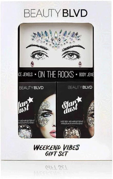 Weekend Vibes Schmink Glitters Festival Carnaval Gift Set