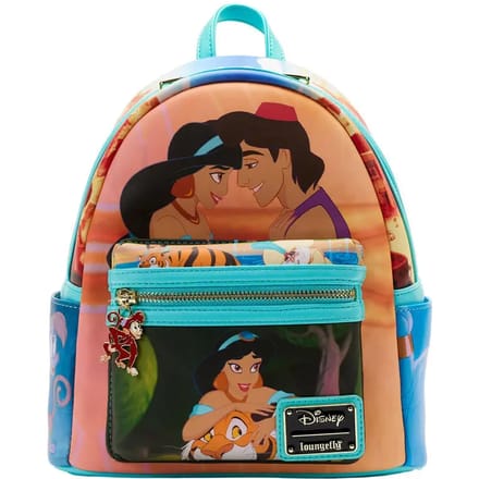 Disney Loungefly Backpack Aladdin Jasmine Princess Scenes