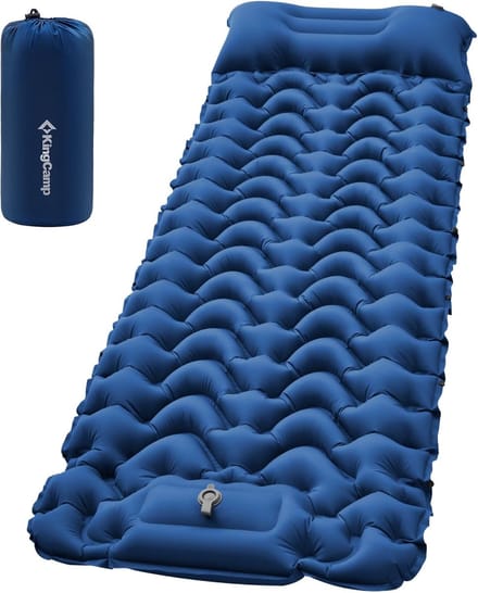 Ultralichte Opblaasbare Campingmat met Voetpomp – Compact en Duurzaam voor Kamperen en Backpacken