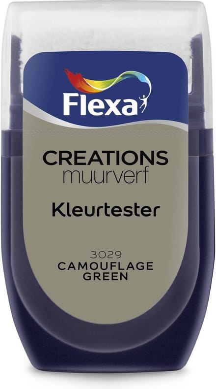 Flexa - Creations - Muurverf - Kleurtester - 3029 Camouflage Green - 30 ml