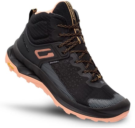 Grisport Explorer mid zwart roze wandelschoenen uni (15403-178)