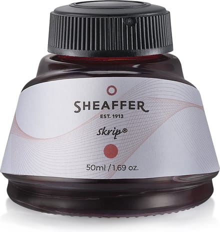Sheaffer inktpotje - inhoud 50ml - rood