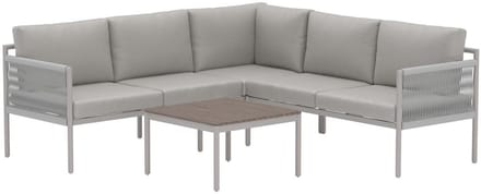 Svea - Deidre loungeset - beige/beige polywood