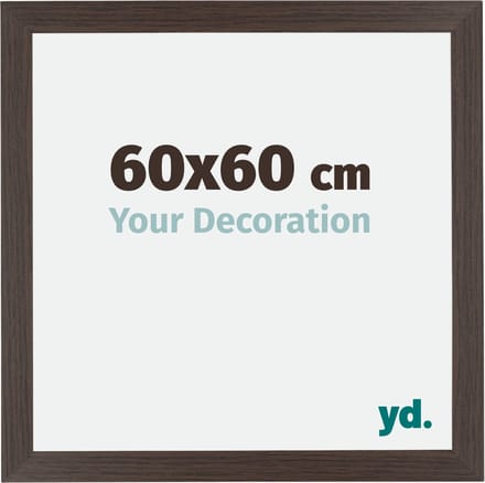 Your Decoration - Fotolijst 60x60 cm - MDF - Eiken Donker - Mura