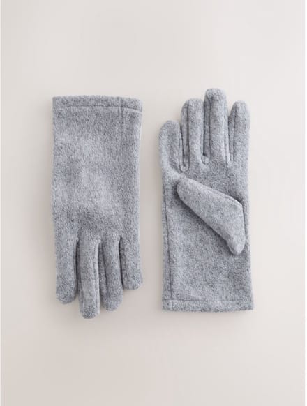 Next - Dames - Fleece handschoenen - Grijs