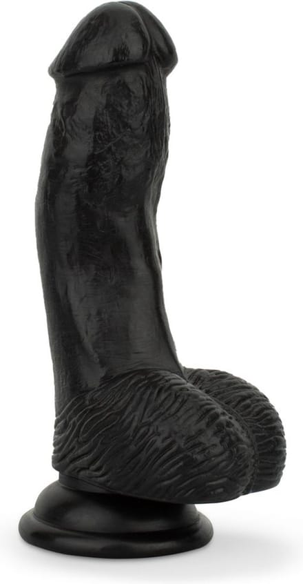 Dildo met ballen 12 cm - Zwart