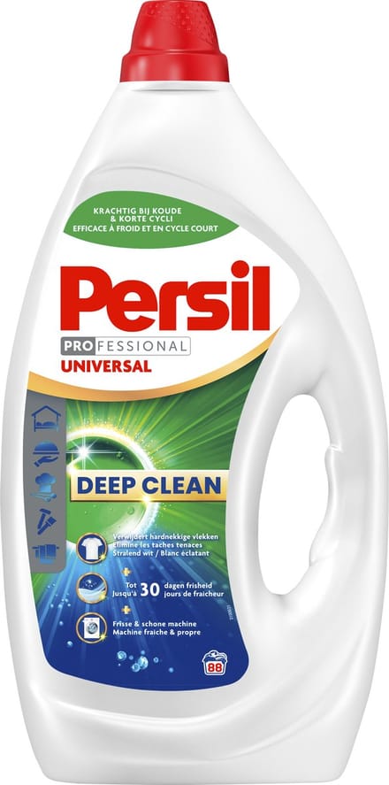 Persil Vloeibaar Wasmiddel - Professional Gel Universal - Witte & Gekleurde Was - 88 Wasbeurten - Grootverpakking