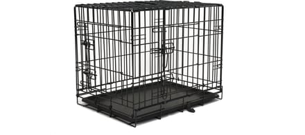 Adori Premium Bench 2-Deurs Zwart - Hondenbench - 106x69x77 cm