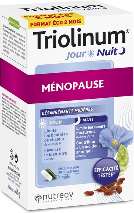 Nutreov Triolinum Menopause Dag & Nacht 120 Capsules