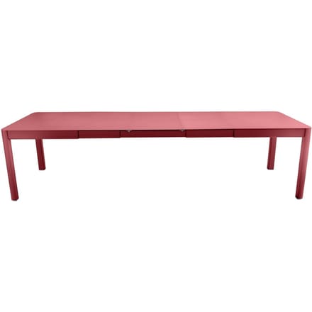 Fermob Ribambelle tafel - 43 chili - 3 Inlegplaten