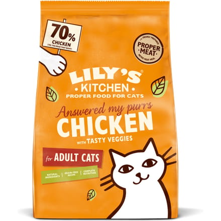800g Lily's Kitchen Delicious Chicken Complete Adult Dry Kattenvoer