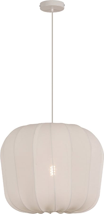 Olucia - DEBORAH - Hanglamp - Wit - Vorm: Ovaal