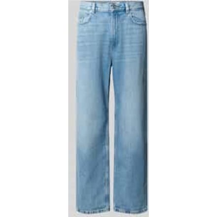 baggy jeans in lichte wassing en klassiek 5-pocketmodel