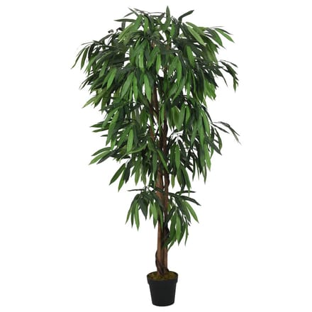 vidaXL - Kunstplant - mangoboom - 1050 - bladeren - 200 - cm - groen