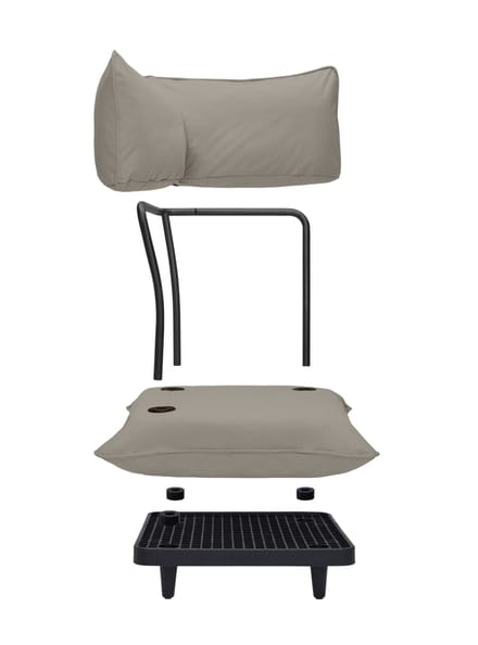 fatboy Paletti loungebank - grey taupe
