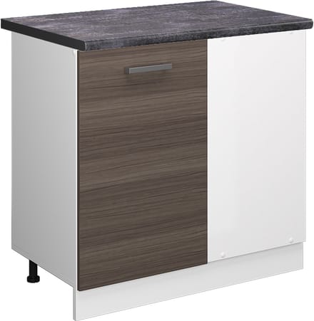 Vicco R-Line Hoekkast – 86 cm, WB Antraciet Edel grijs