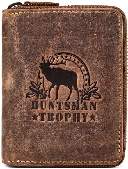Greenburry Huntsman Portemonnee RFID-bescherming Leder 10 cm - Unisex - Horizontaal - brown 1