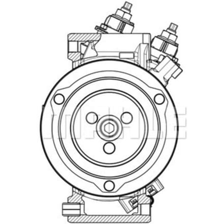 Compressor, airconditioner MAHLE ACP 654 000P