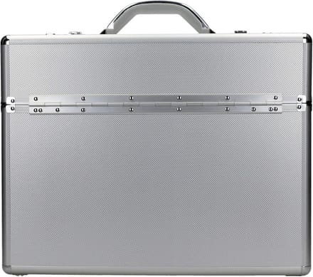 Robuuste Pilootkoffer Aluminium met Dossiervakken en Combinatieslot