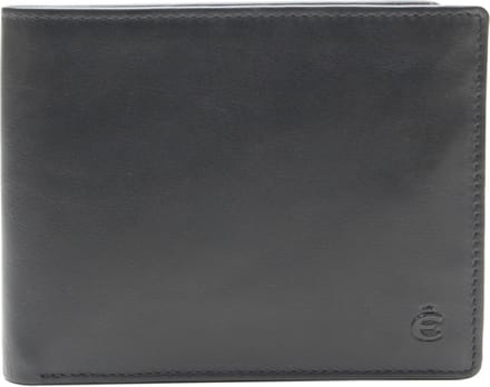 Esquire Portemonnee Card Safe Billfold Wallet Black Zwart