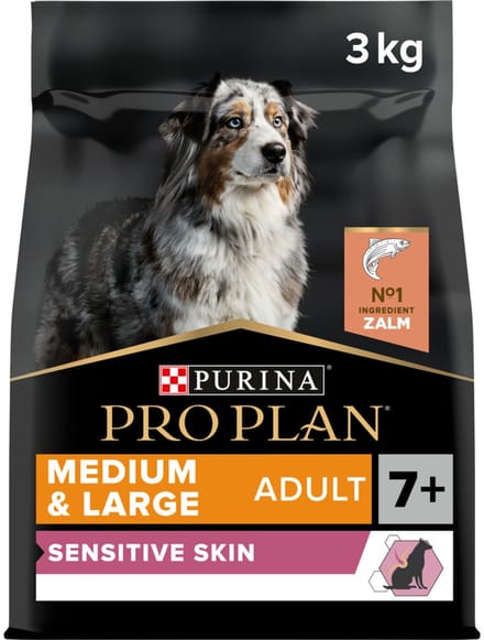 Pro Plan - Adult 7+ - Medium & Large - Sensitive Skin - Zalm - 2 x 3kg