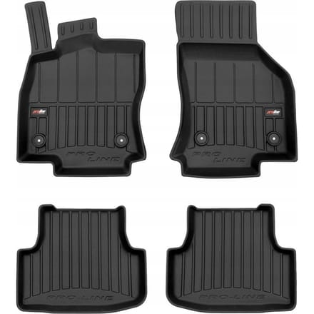 FROGUM 3D Gummimatten Set – Passend für Audi A3 8Y (ab 2020) – Hohe 6 cm Kanten – TPE-Material – Geruchlos & Schwarz